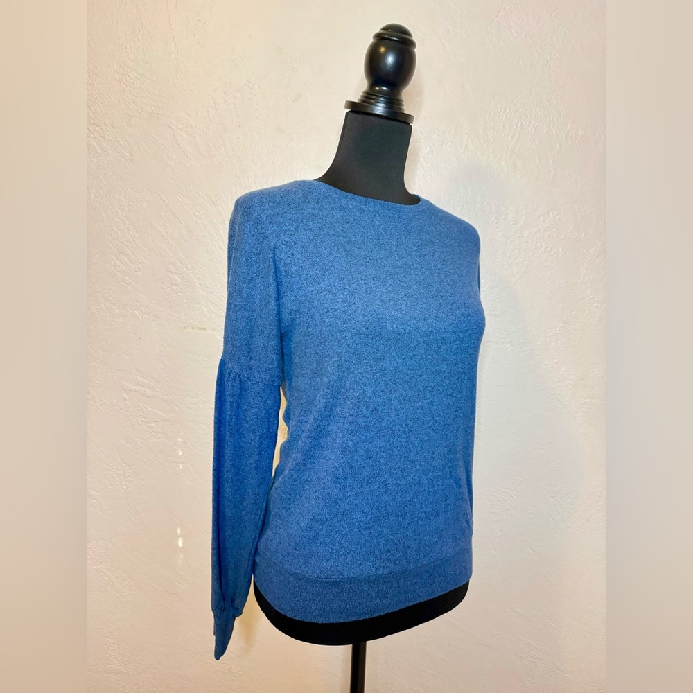 LUCKY BRAND Super Soft Long Sleeve Blue‎ Tee T-Shirt Women's Size XS